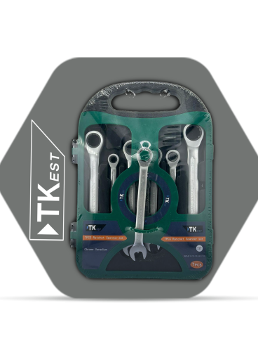 7PCS RATCHET SPANNER SET