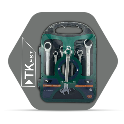 7PCS RATCHET SPANNER SET
