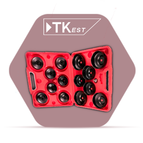 Oil filter cup wrench set