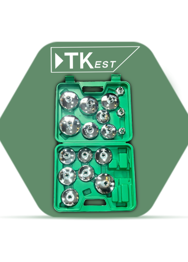 17-piece oil cup filter wrench set