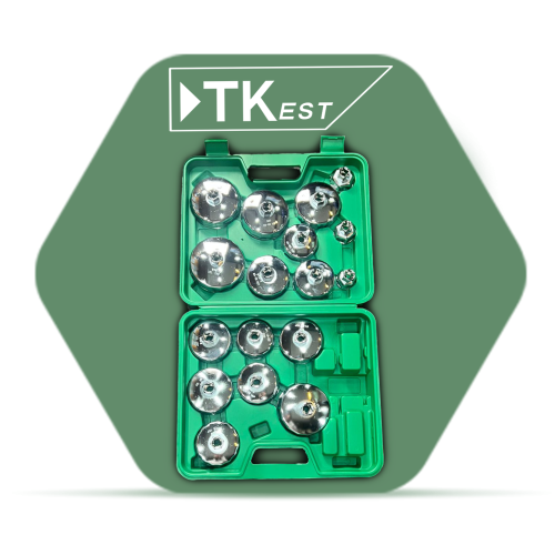 17-piece oil cup filter wrench set