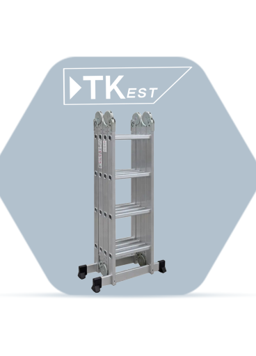 Multi-use aluminum ladder - 12 steps