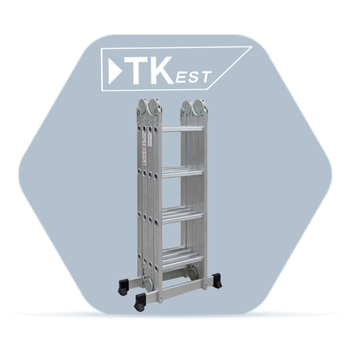 Multi-use aluminum ladder - 12 steps Multi-use aluminum ladder - 12 steps