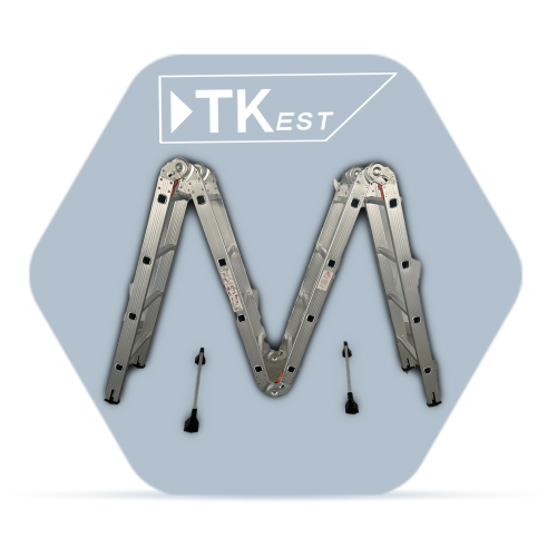 Multi-use aluminum ladder - 16 steps Multi-use aluminum ladder - 16 steps