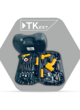 Multi-purpose air tool set - 61 pieces