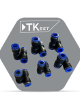 Automatic plastic connector