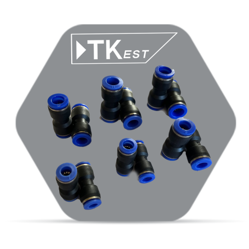 Automatic plastic connector
