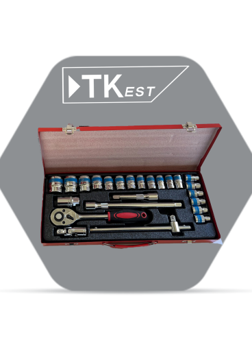24-Piece Nickel Key Set - TKest