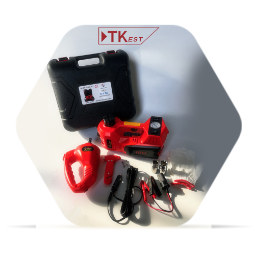 3-in-1 Hydraulic Electric Jack Kit – Lifting Capacity Up to 5 Ton | 12V