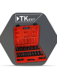 20-Piece Socket Set – 1/2 Inch – KING POINT & TKEST