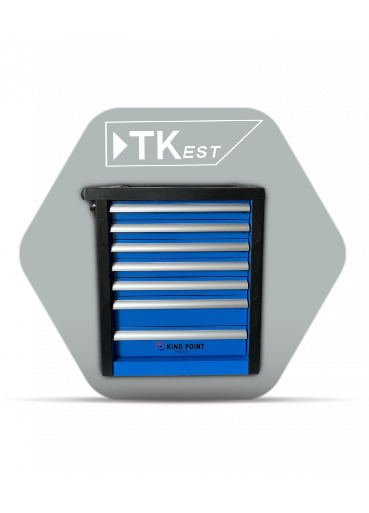 خزنة عدة 7 درج لون أزرق خزنة عدة 7 درج لون أزرق