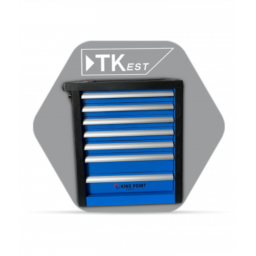 خزنة عدة 7 درج لون أزرق