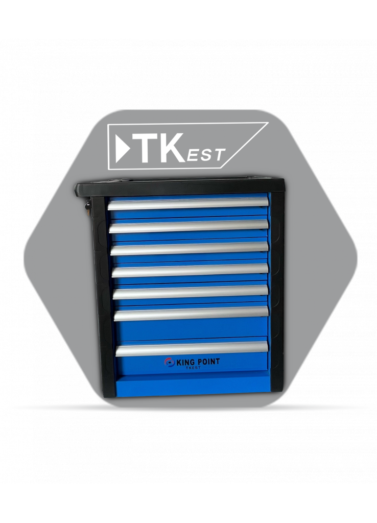 خزنة عدة 7 درج لون أزرق خزنة عدة 7 درج لون أزرق