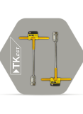 Weared T-key