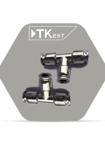 T-shaped metal connector