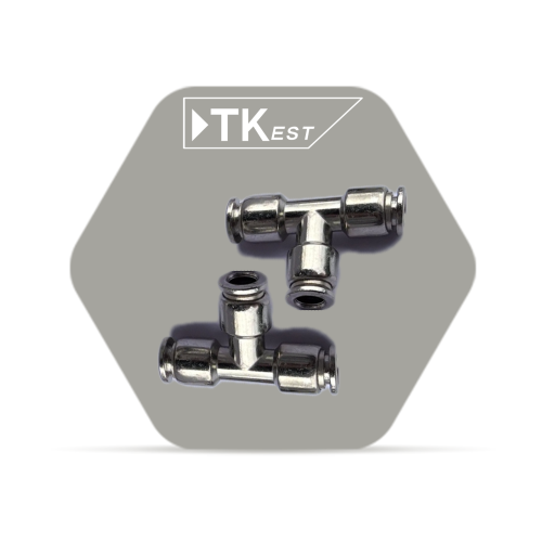 T-shaped metal connector