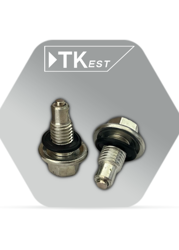 Magnetic oil drain plug for cars