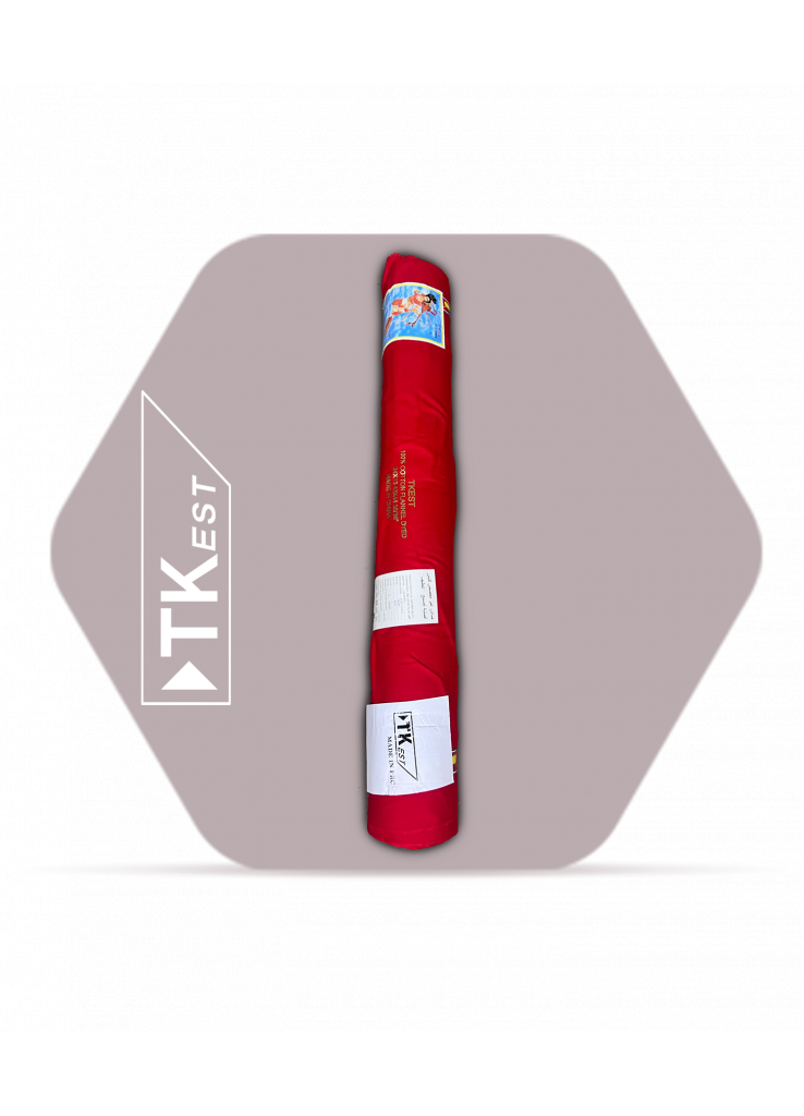 رول قماش قطني أحمر