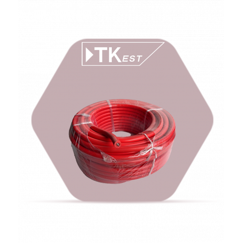 كابل اشتراك بطارية طول 50 متر أحمر 