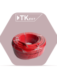50-meter red battery charging cable