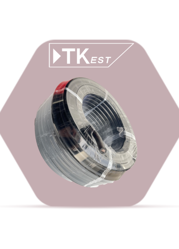 50-meter black battery charging cable