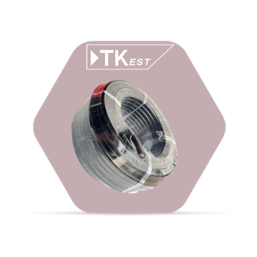 50-meter black battery charging cable