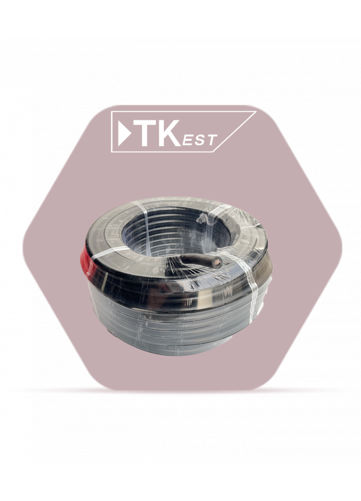 كابل اشتراك بطارية طول 50 متر أسود كابل اشتراك بطارية طول 50 متر أسود