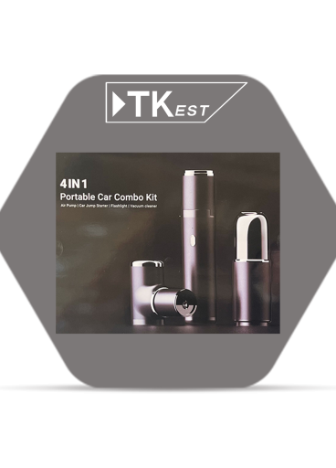 4-in-1 Multi-Function Device: Air Inflator, Power Bank, Flashlight & Vacuum Cleaner