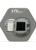 Safety solar cat eyes