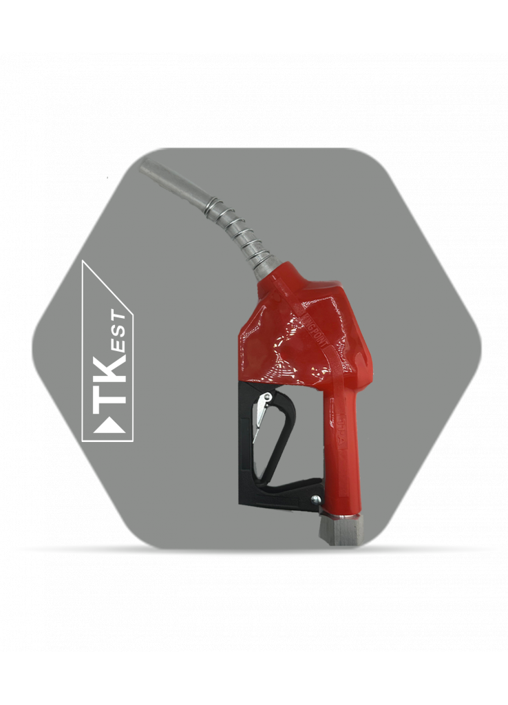 مسدس محروقات لون أحمر