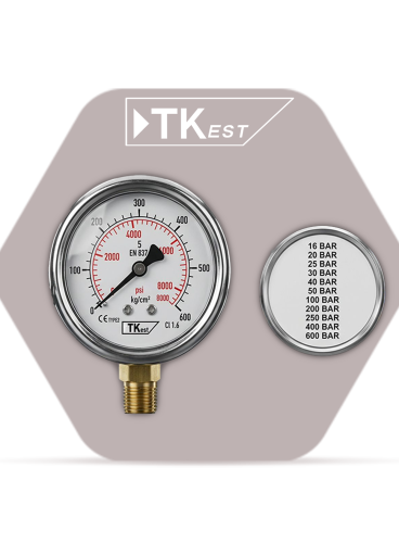 Oil Filled Air Compressor Pressure Gauge – TKEST