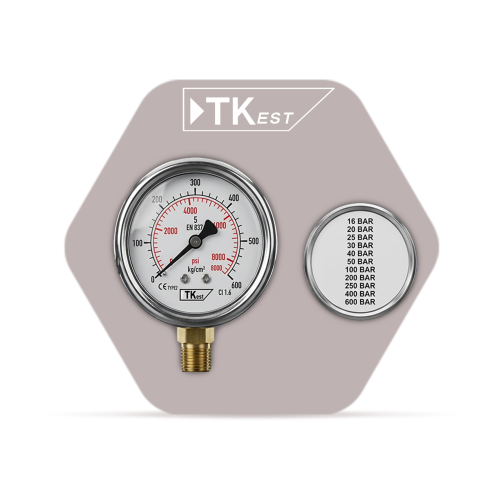 Oil Filled Air Compressor Pressure Gauge – TKEST