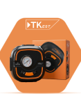 Portable Car Air Compressor with Pressure Gauge