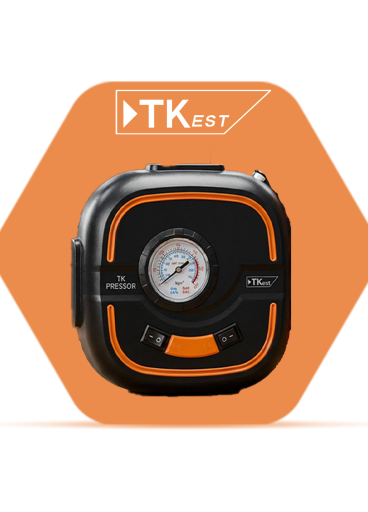 Portable Car Air Compressor with Pressure Gauge