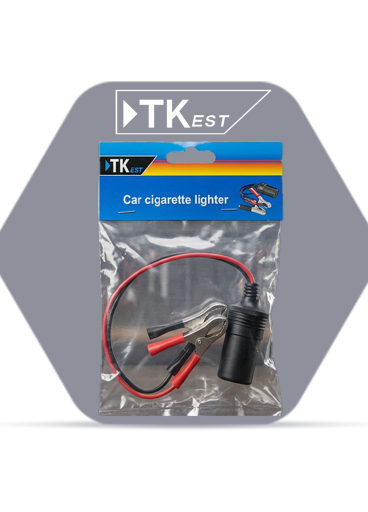 TKEST Car Cigarette Lighter Battery Adapter 