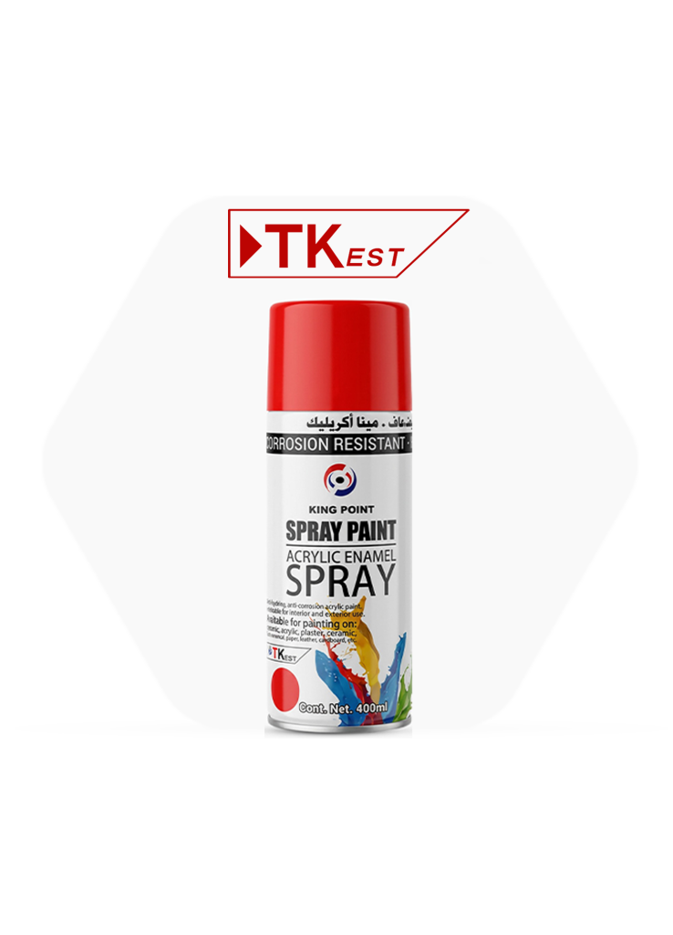 بخاخ بويا أحمر برتقالي 