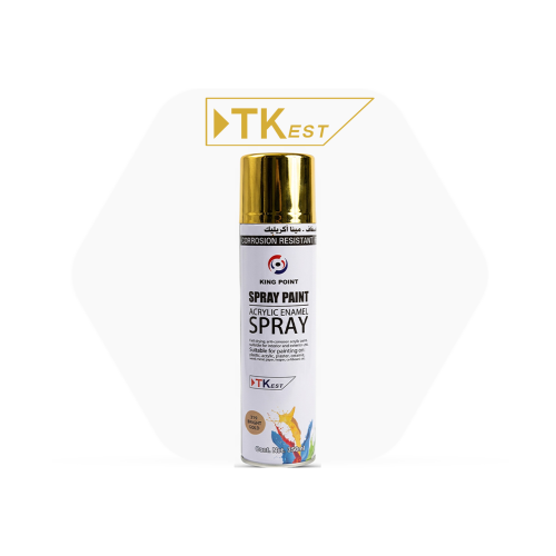 Shiny golden poya spray