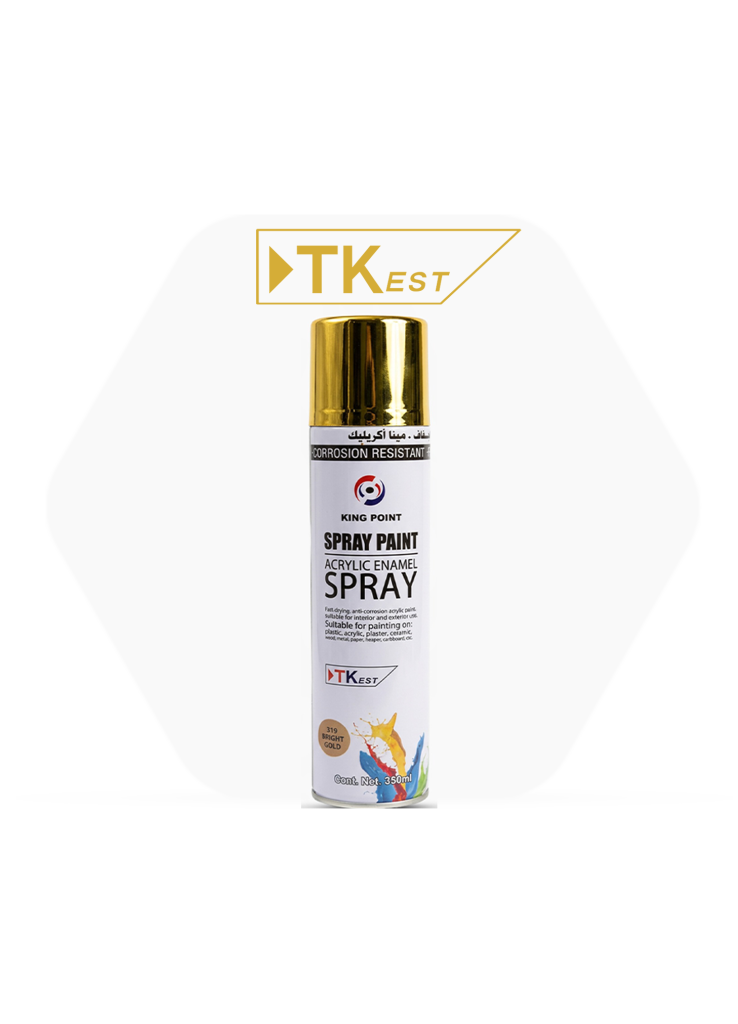 بخاخ بويا ذهبي لامع