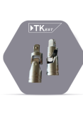 Half-inch chrome movable connector