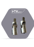 Half-inch chrome movable connector