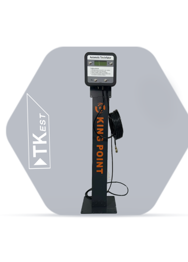 Standing automatic tire inflator