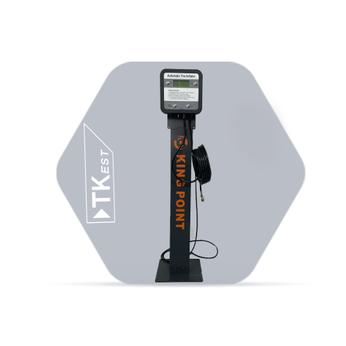 Standing automatic tire inflator