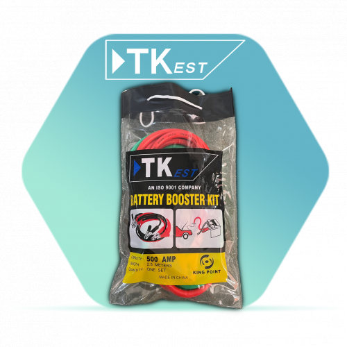 كابل إشتراك بطارية 500 امبير - أخضر أحمر كابل إشتراك بطارية 500 امبير - أخضر أحمر