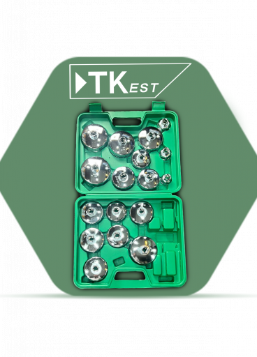 طقم مفايتح فك فلاتر الزيت 17 قطعة 