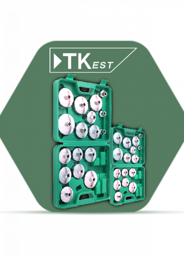 طقم مفايتح فك فلاتر الزيت 17 قطعة 