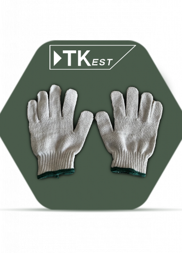 قفازات عمل قطنية بيضاء قفازات عمل قطنية بيضاء