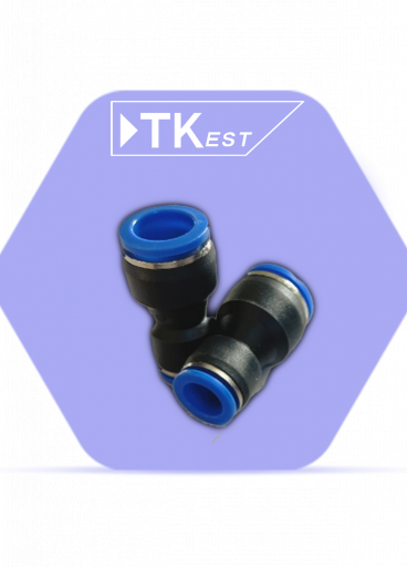 قطع وصل بلاستيك هواء T قطع وصل بلاستيك هواء T