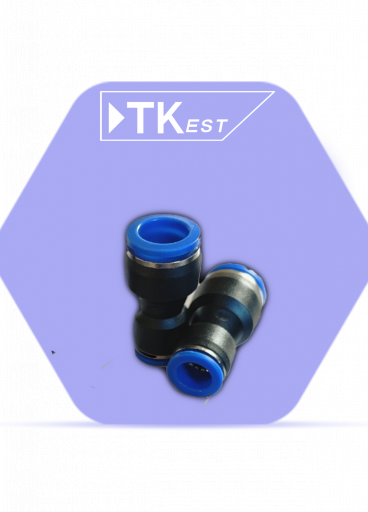 قطع وصل بلاستيك هواء T قطع وصل بلاستيك هواء T