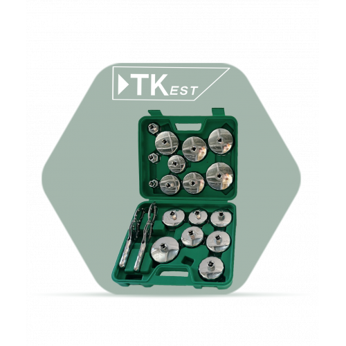 طقم مفاتيح فك فلاتر الزيت – 19 قطعة طقم مفاتيح فك فلاتر الزيت – 19 قطعة