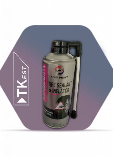 بخاخ إصلاح ونفخ الإطارات – TK Tire Sealant & Inflator بخاخ إصلاح ونفخ الإطارات – TK Tire Sealant & Inflator